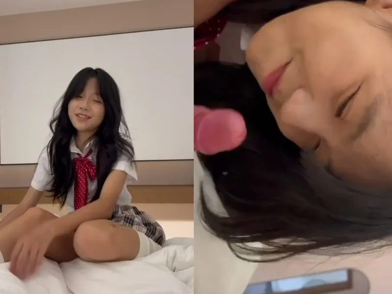 Em loli dễ thương liếm thằng nhỏ biến em thành con em đào nứng p1